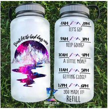 Load image into Gallery viewer, Don&#39;t Let the Hard Days Win Water Bottle | 34oz
