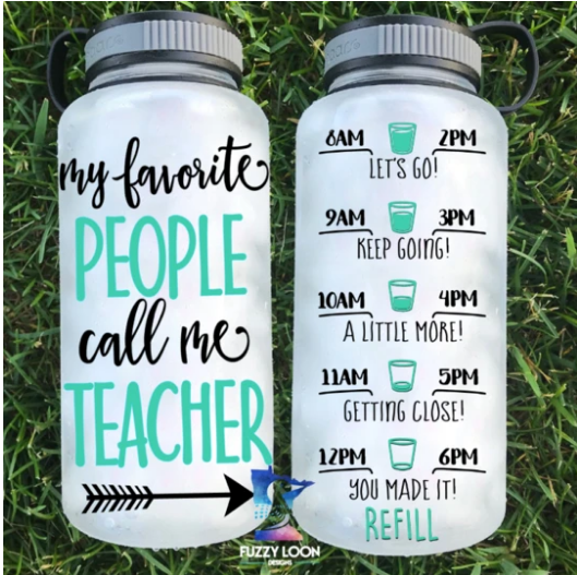 My Favorite People Call Me _________ Personalized Water Bottle | 34oz